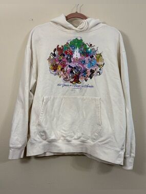 Disney 100 Years of Music and Wonder 100% cotton pullover hoodie men’s L